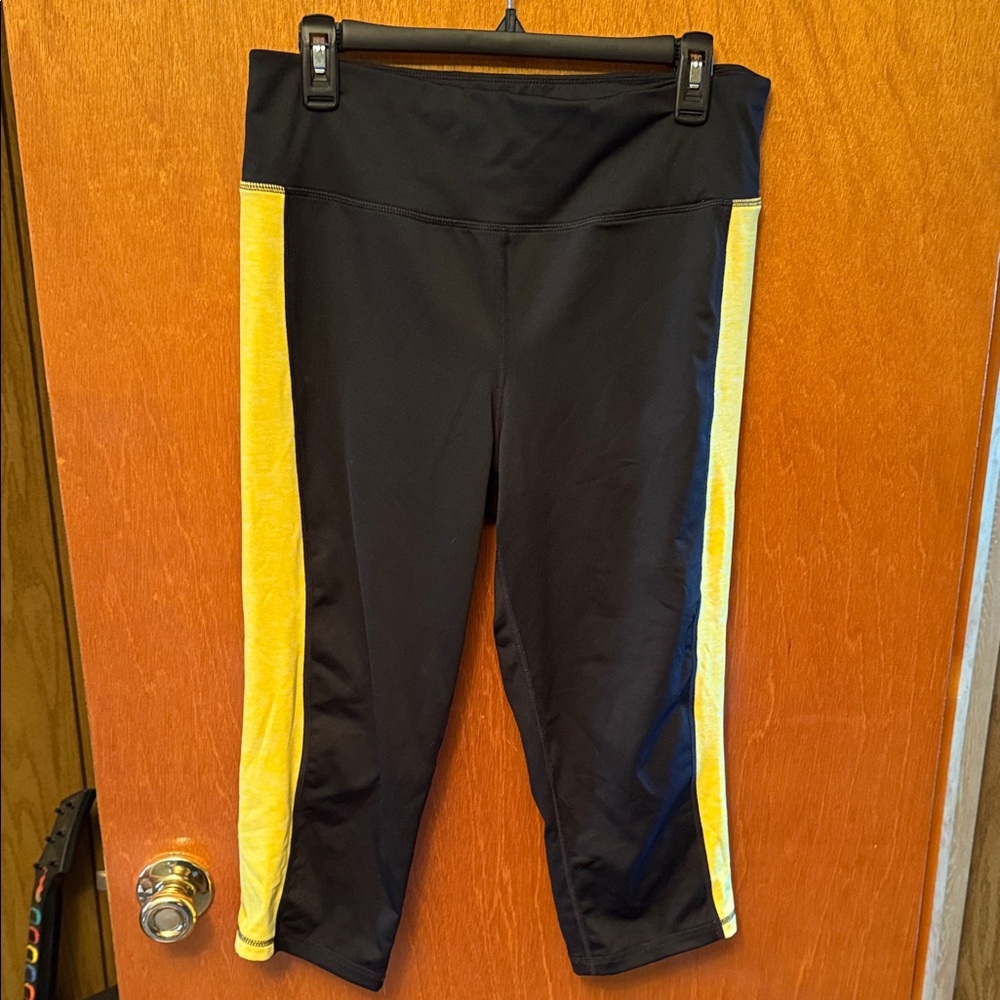 Ideology Black and Yellow Capris